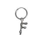 Letter Silver Earring