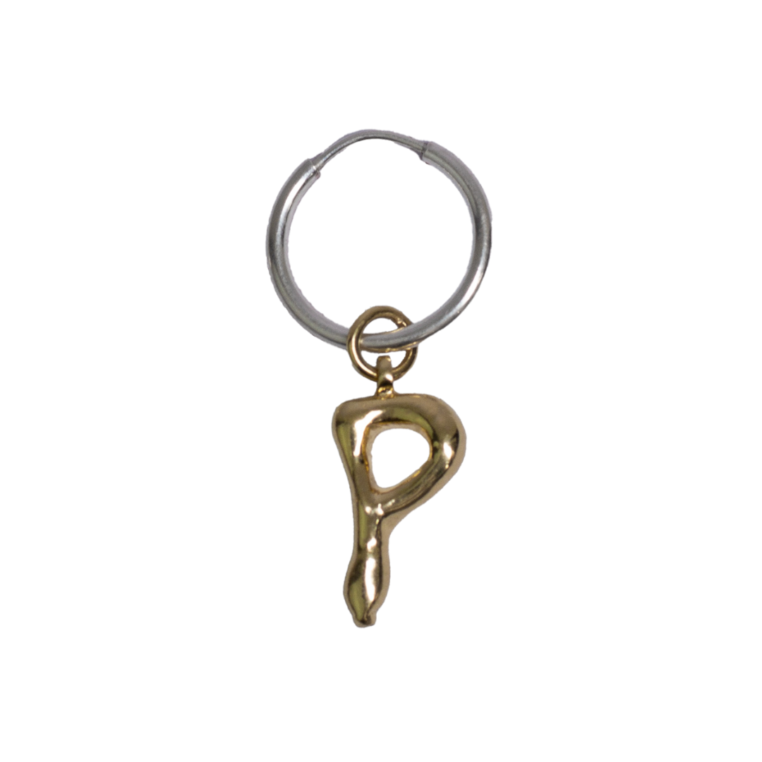 Letter Gold-Plated Earring