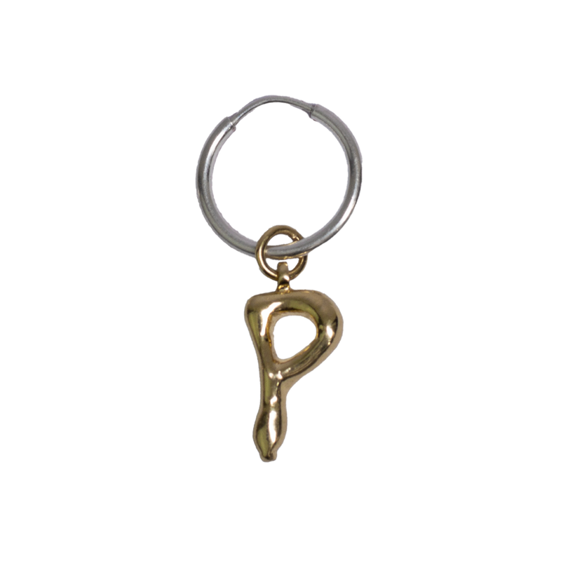 Letter Gold-Plated Earring