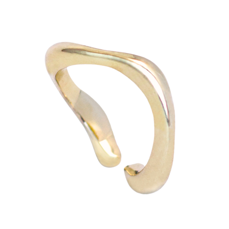 Eté Gold-Plated Cuff Ring