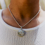 Moneda Silver Pendant