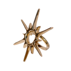 SUN Gold-Plated Ring