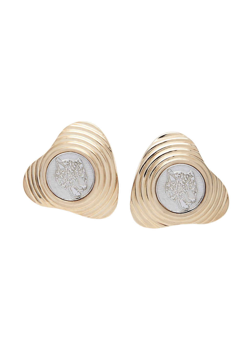 Jaguar Gold-Plated Earrings