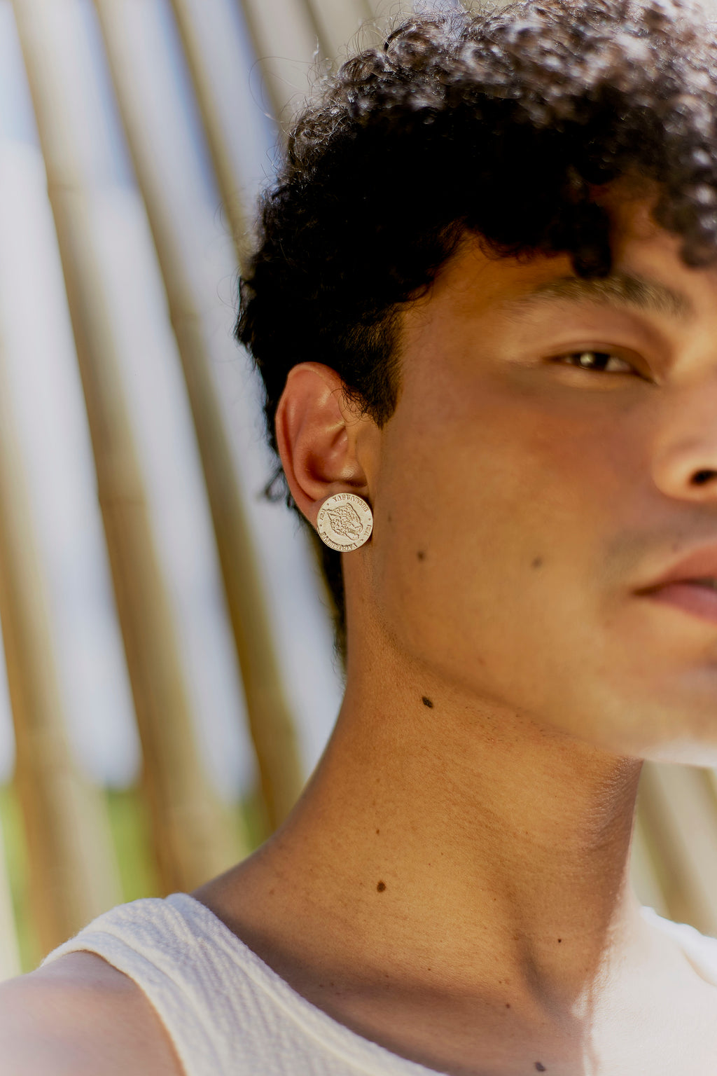 Moneda Silver Earring