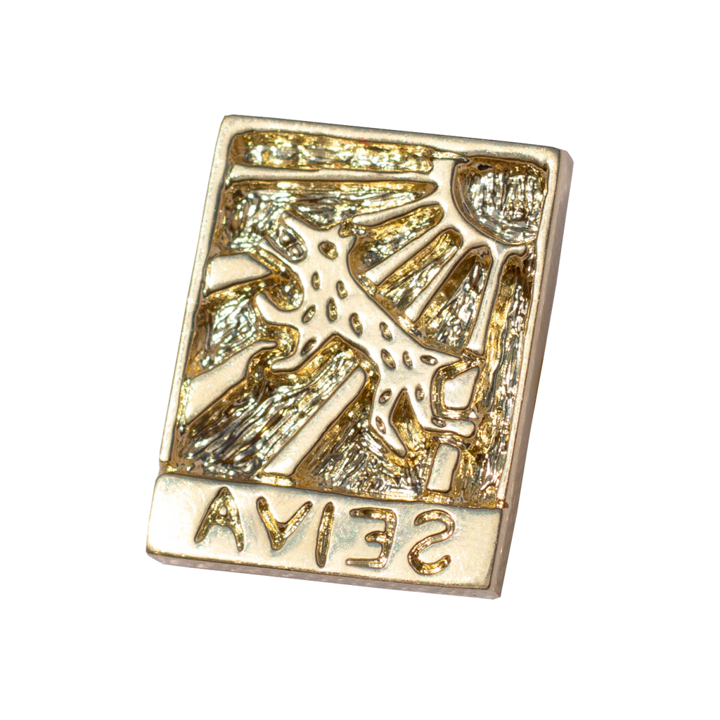 Xilogravura Gold-Plated Ring