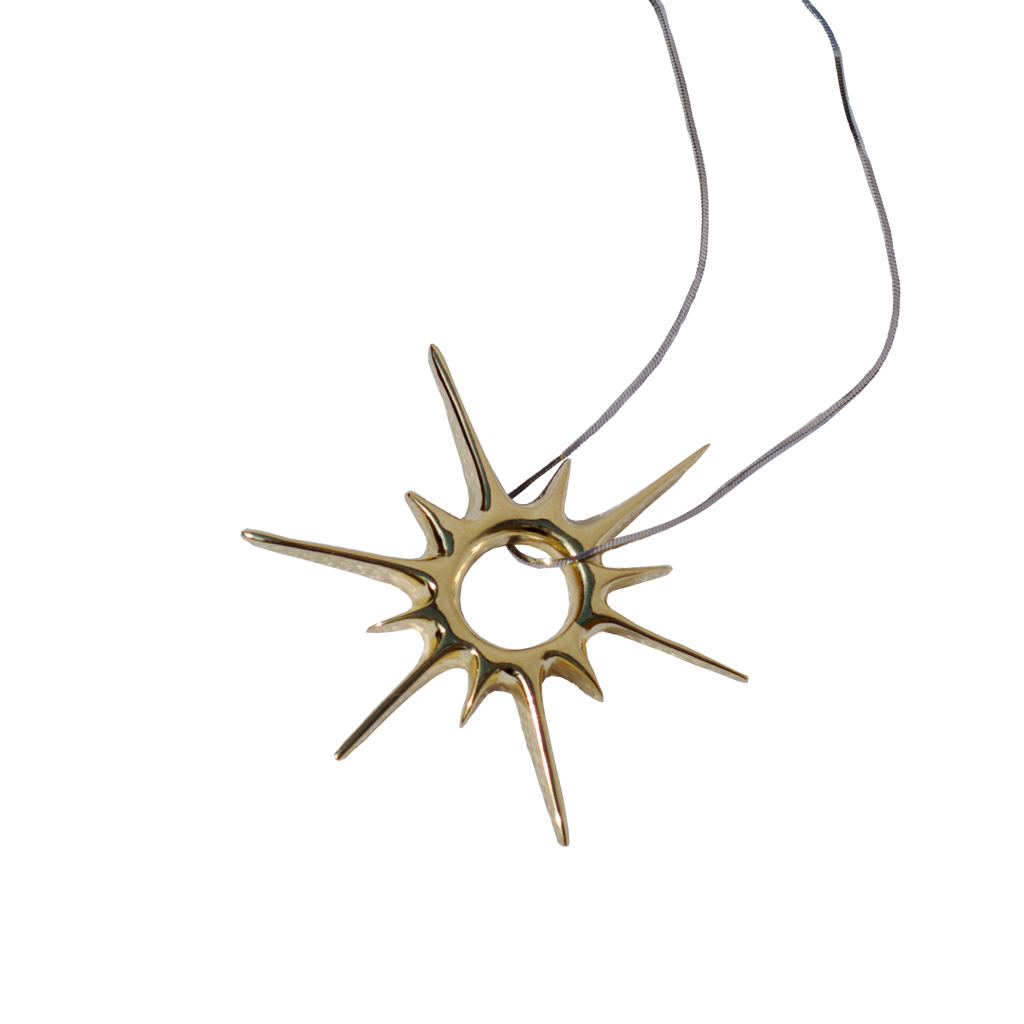 SUN Gold-Plated Pendant