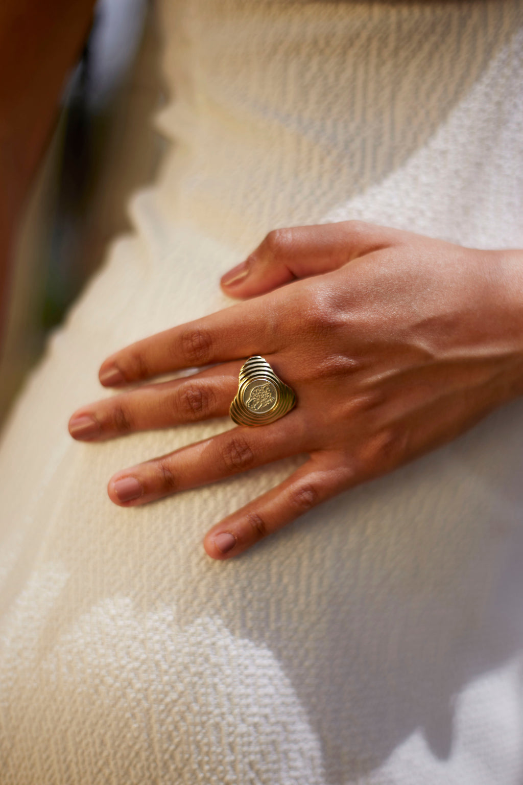 Jaguar Gold-Plated Ring