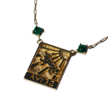 Xilogravura Gold-Plated Necklace