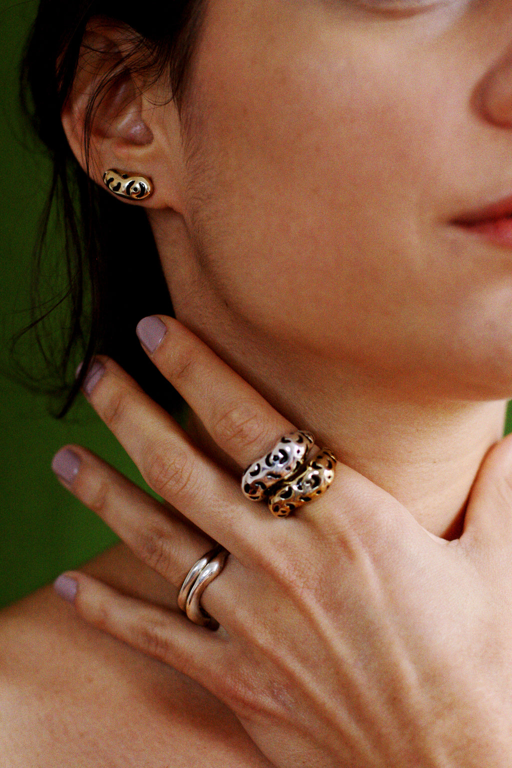 Onça Silver Ring