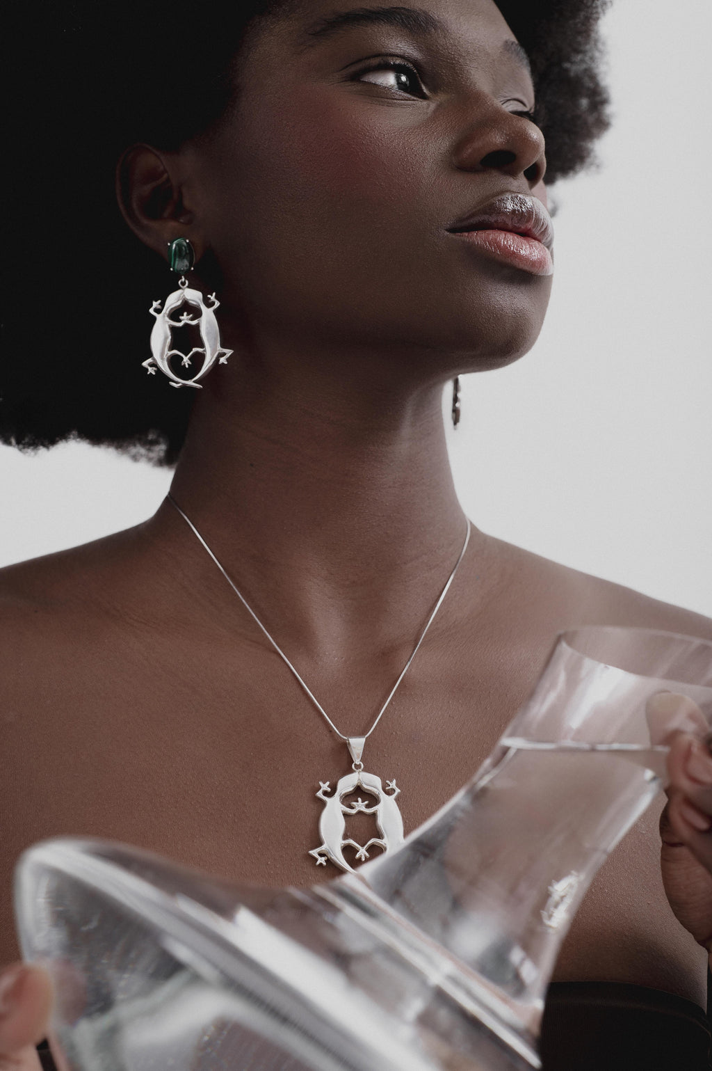 Calangos Silver Earrings