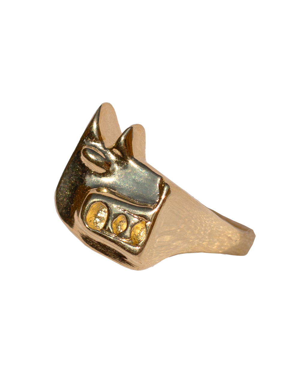 LA LOBA Gold-Plated Ring