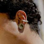 Moneda Silver Earring