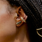 Onça Gold-Plated Earring