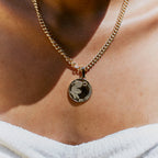 Moneda Gold-Plated Pendant