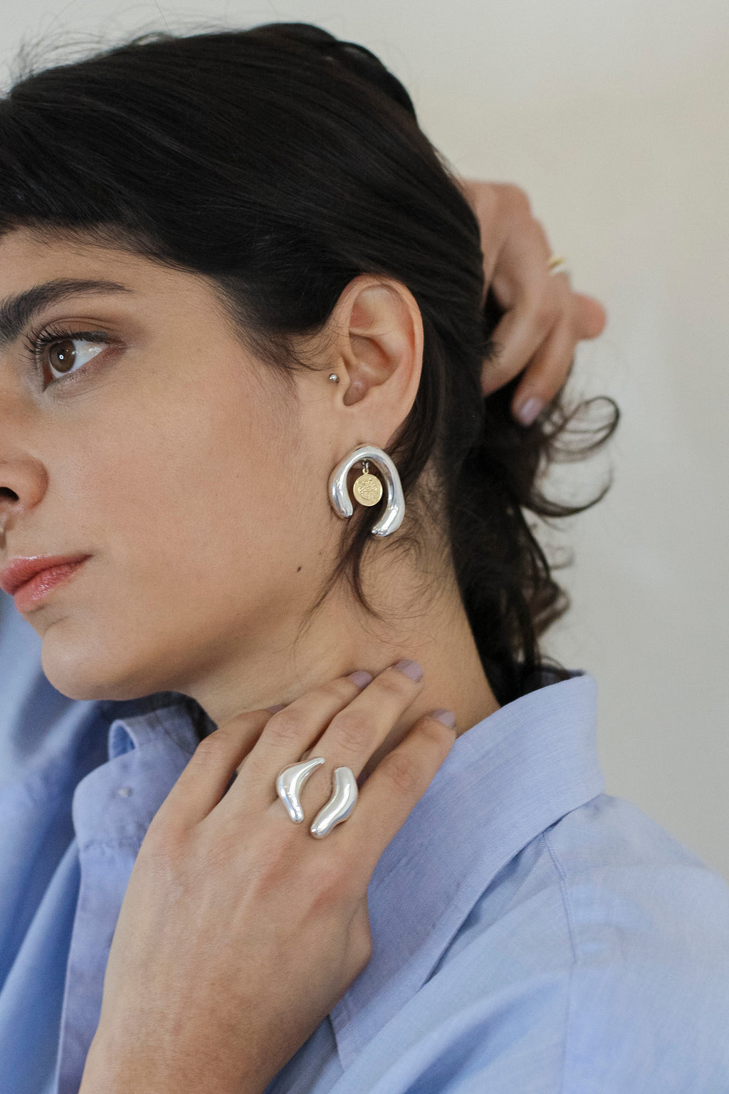 Eté Silver Earrings