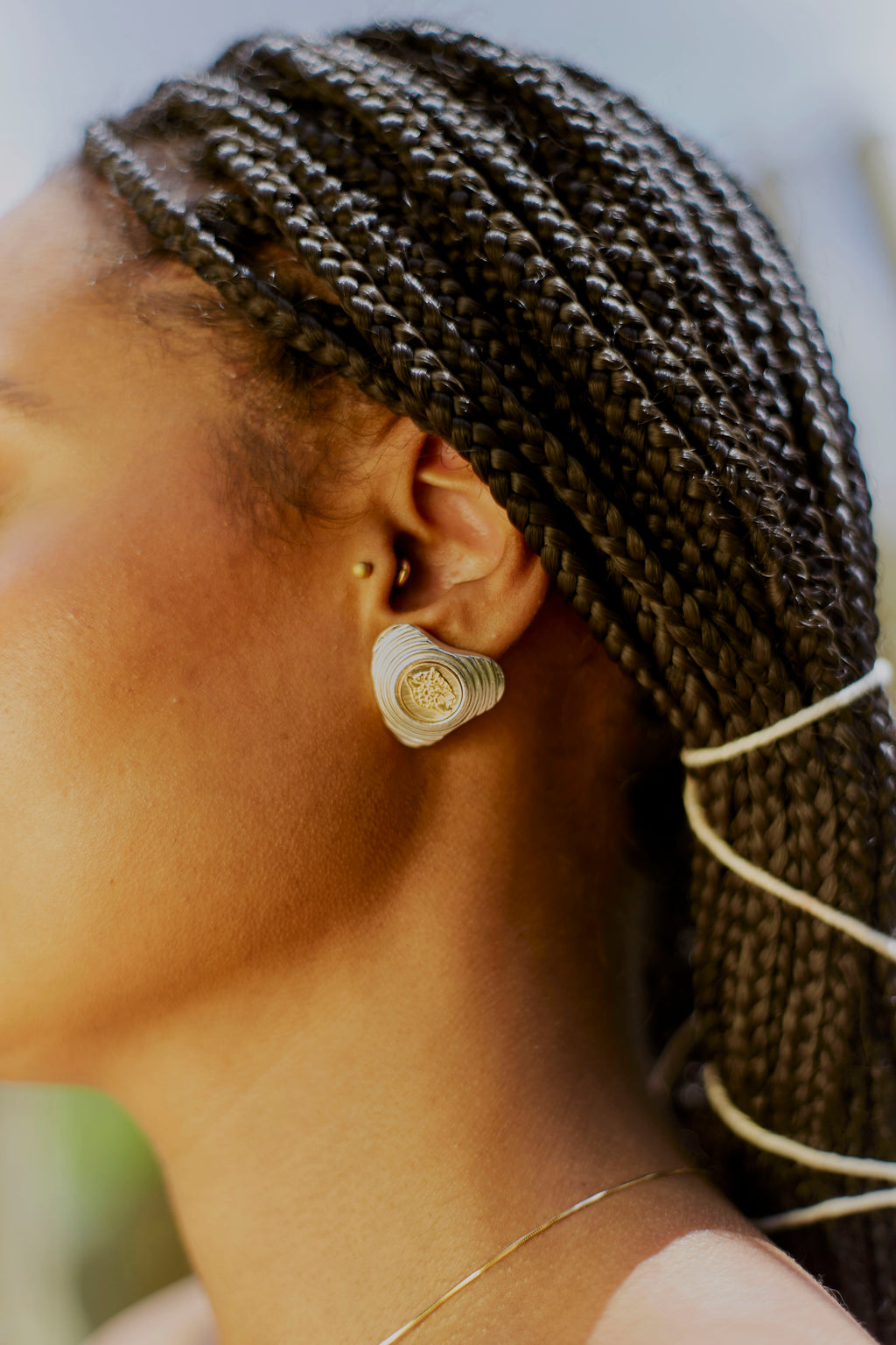 Jaguar Silver Earrings