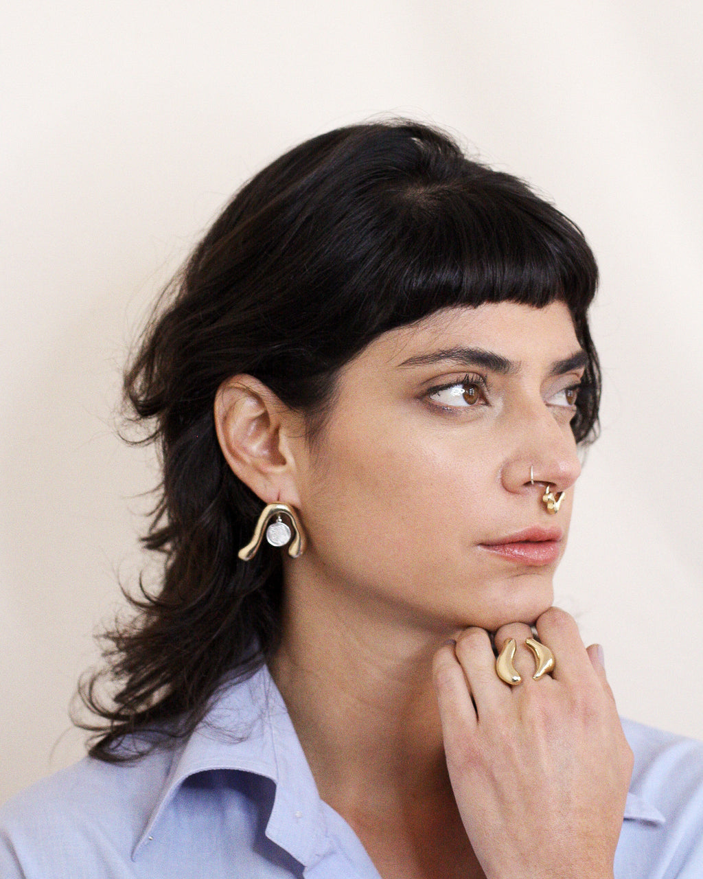 Eté Gold-Plated Earring