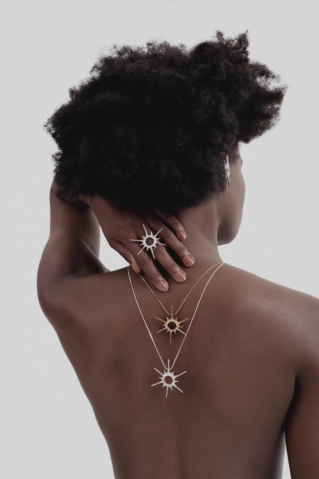 SUN Silver Pendant