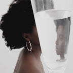 Mulher-Cobra Silver Hoops