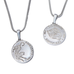 Moneda Silver Pendant