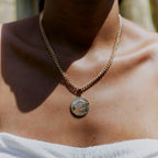 Moneda Gold-Plated Pendant