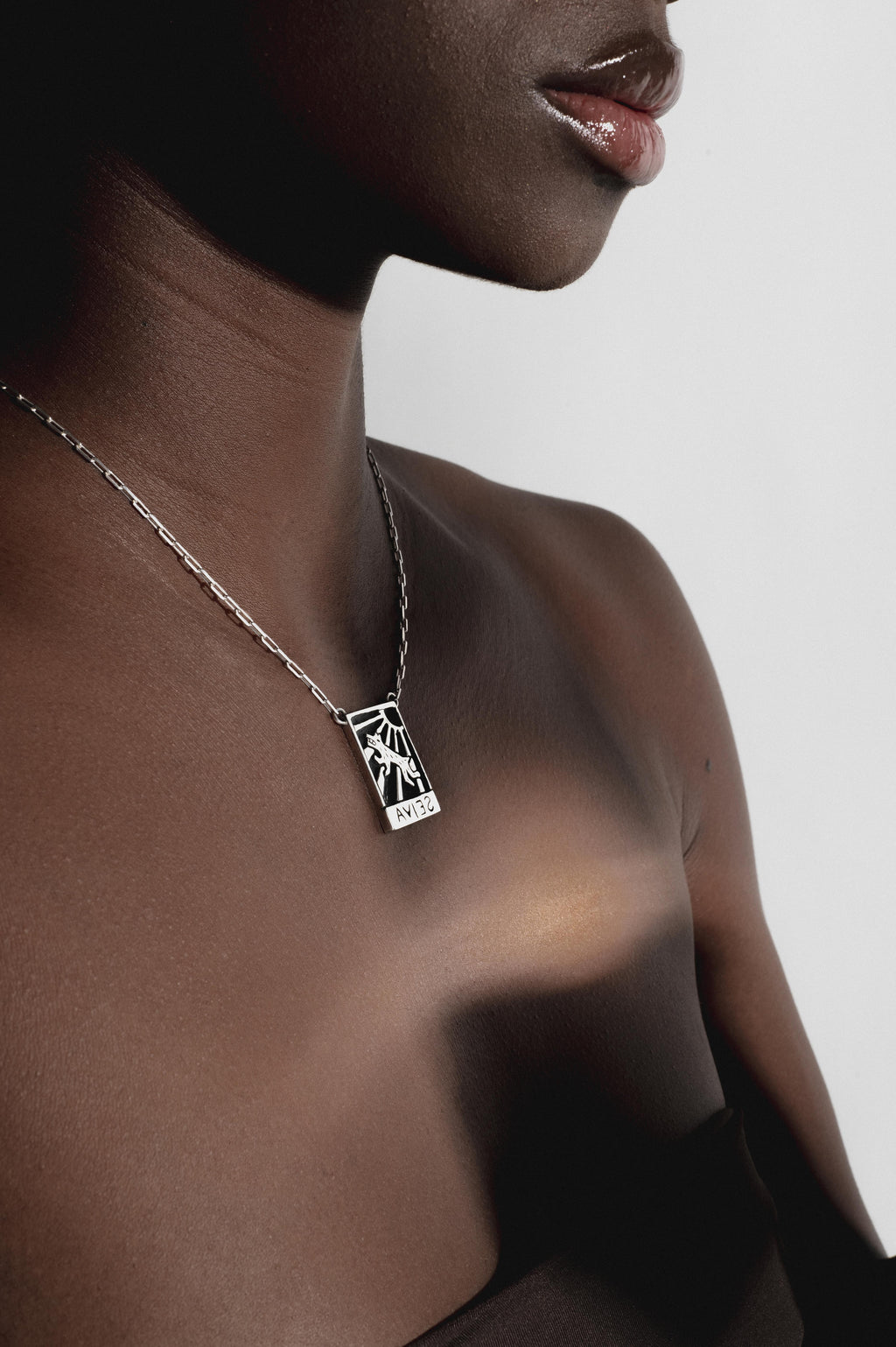 Xilogravura Silver Necklace