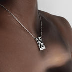 Xilogravura Silver Necklace