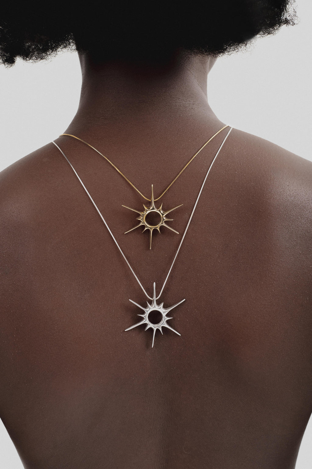 SUN Gold-Plated Pendant