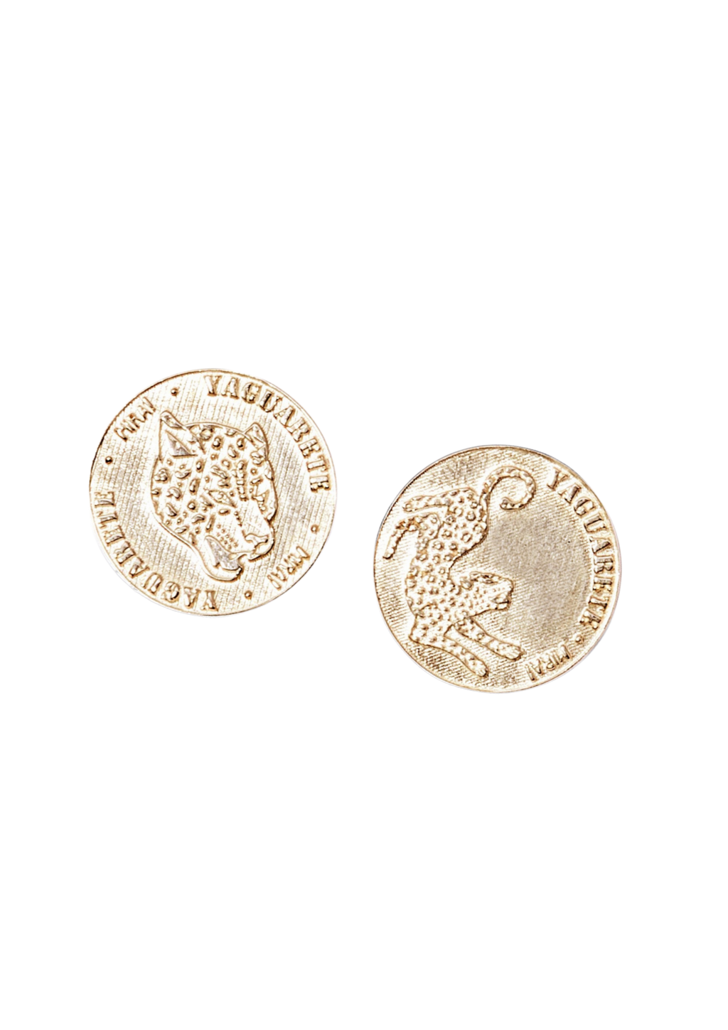Moneda Gold-Plated Earring